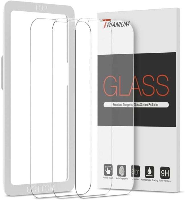 Trianium Screen Protector Compatible for iPhone 13 / iPhone 13 Pro 2021